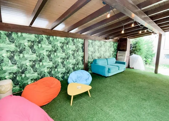 Terrace Nest - Relaxing Family Apart,Free Parking Lägenhet